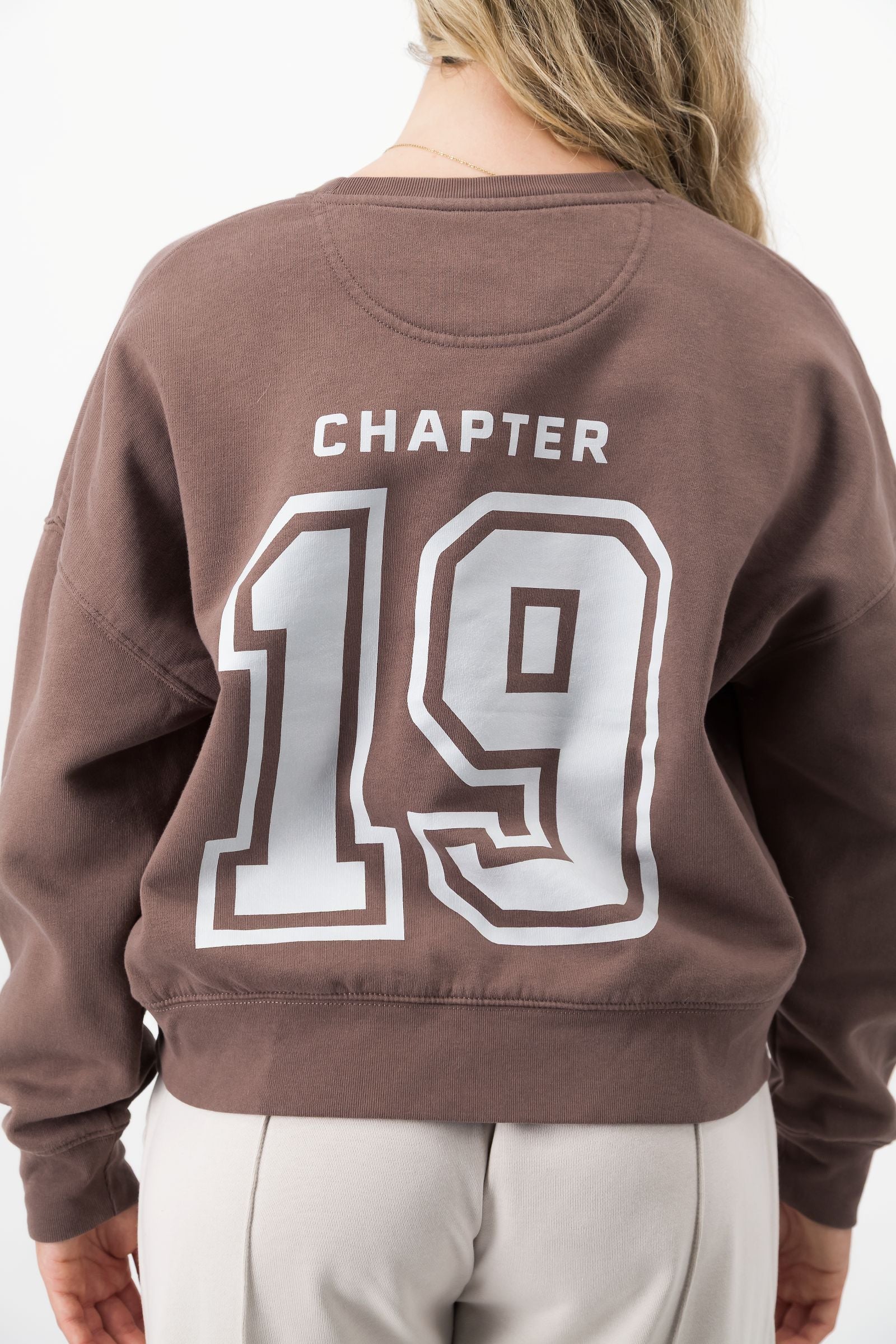 C19 Mocha Varsity Crew
