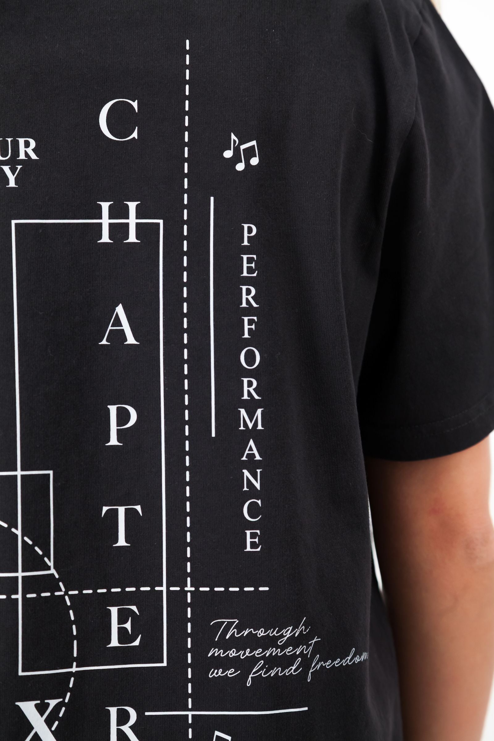 C19 Write Your Own Story Black T-shirt for Creative Expression