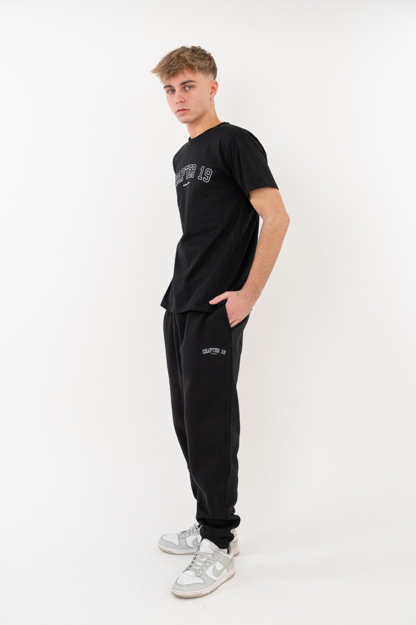 mens black tshirt for performers and essential fits UK dance