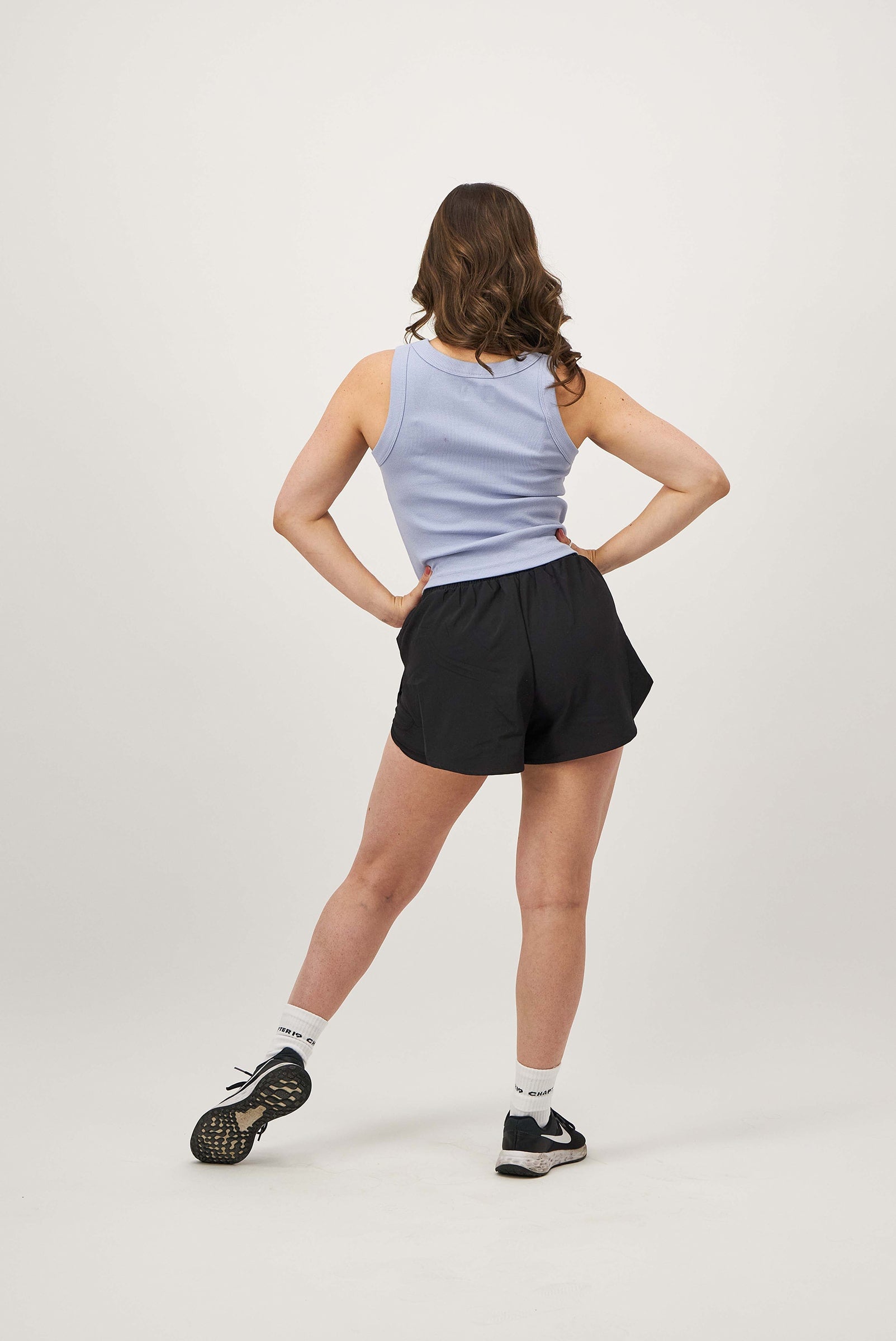 C19 Crop Tank - Powder Blue