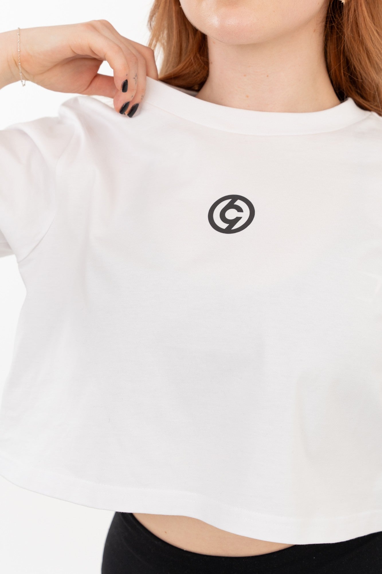 cropped white tshirt perfect for layering and daily essentials