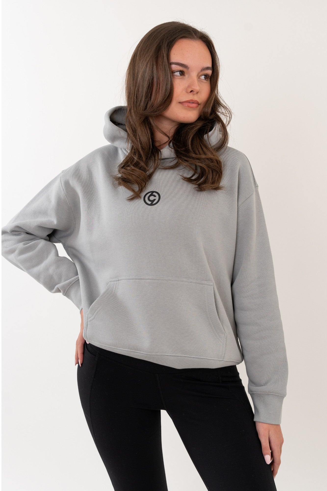 front view of comfortable dancer and relaxing hoodie for females UK