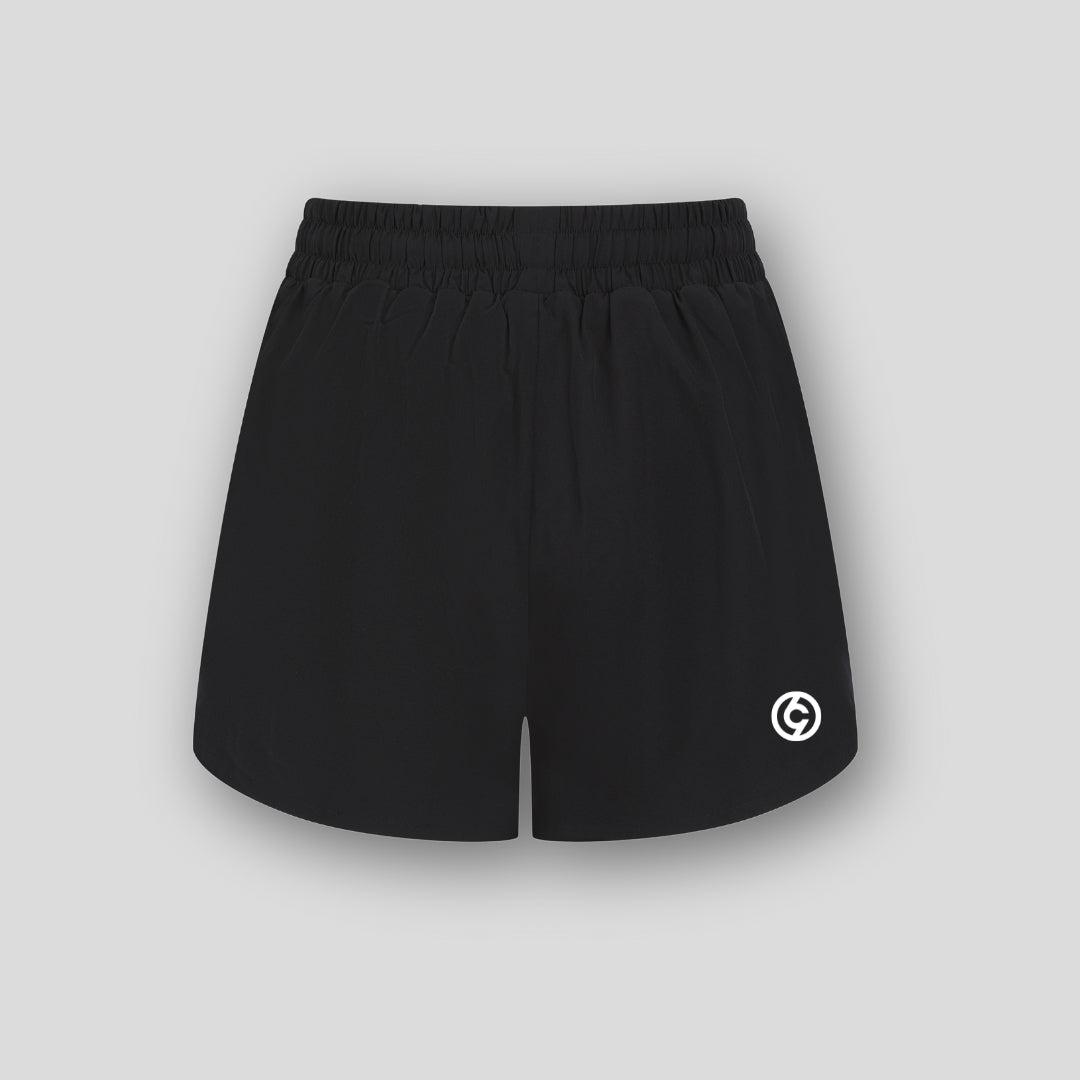 C19 Double Layered Shorts - Black