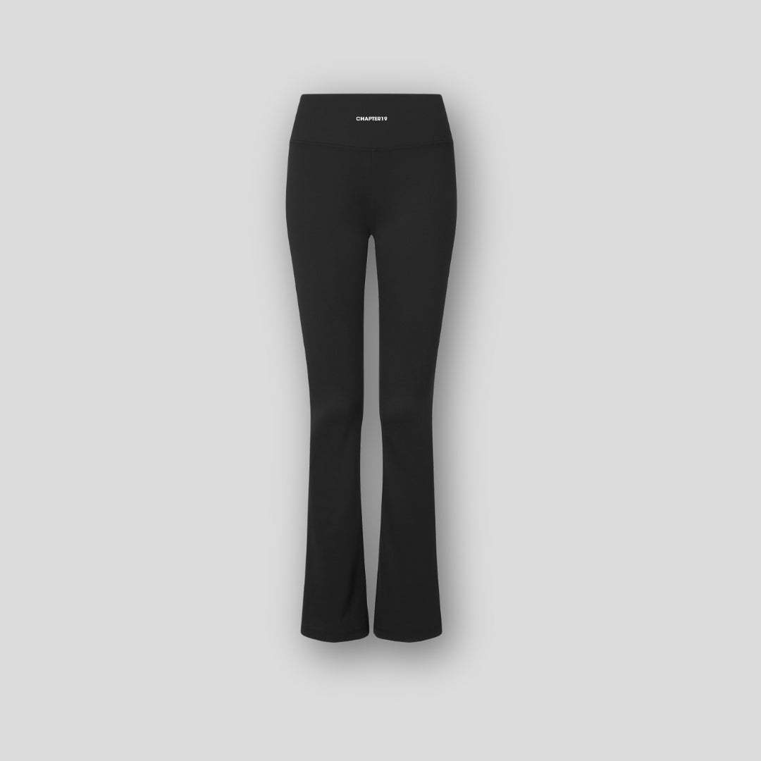 C19 Flared Leggings - Black