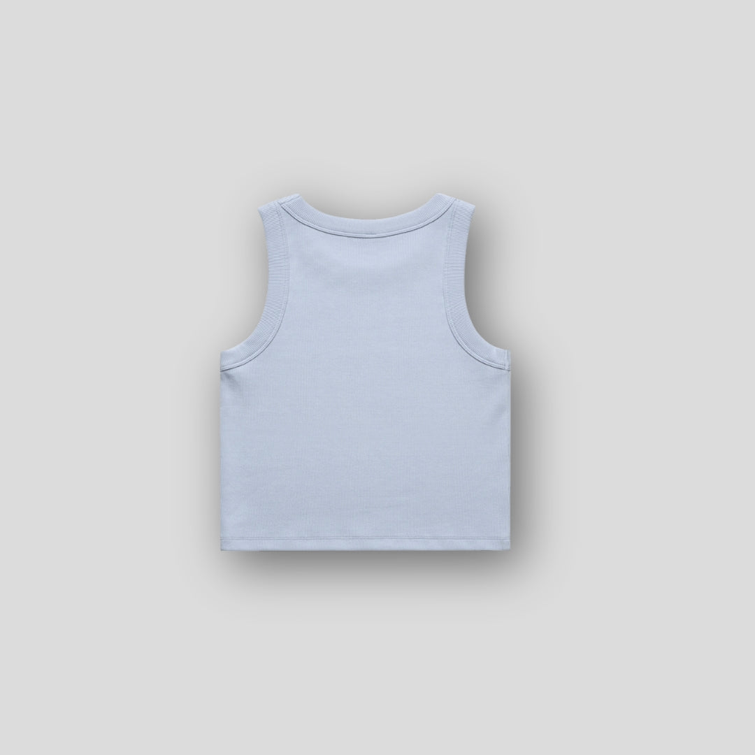 C19 Crop Tank - Powder Blue