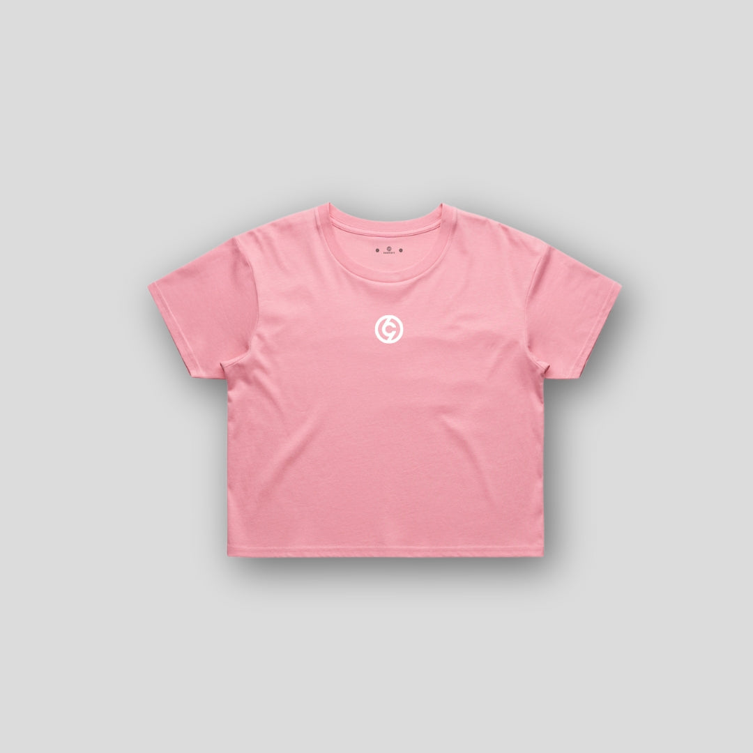 C19 Crop T-Shirt - Pink