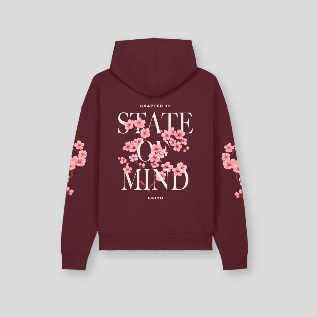 C19 State of Mind Hood - Burgundy