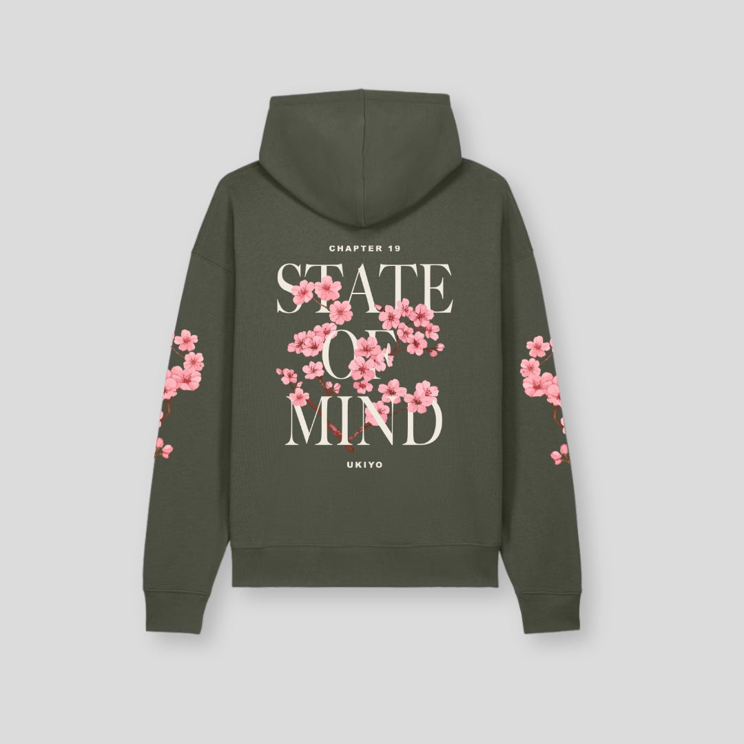 C19 State of Mind Hood - Forrest Green