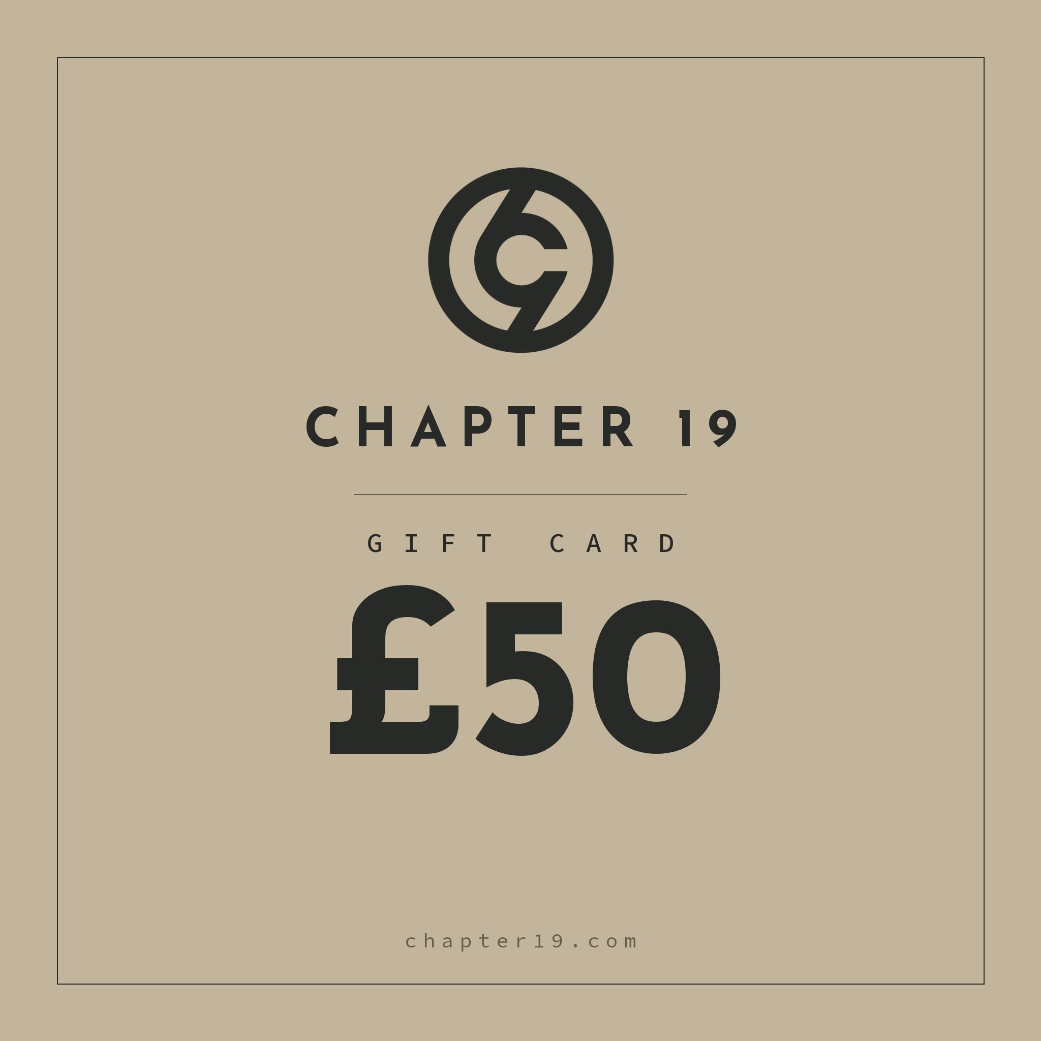 Chapter 19 Gift Cards
