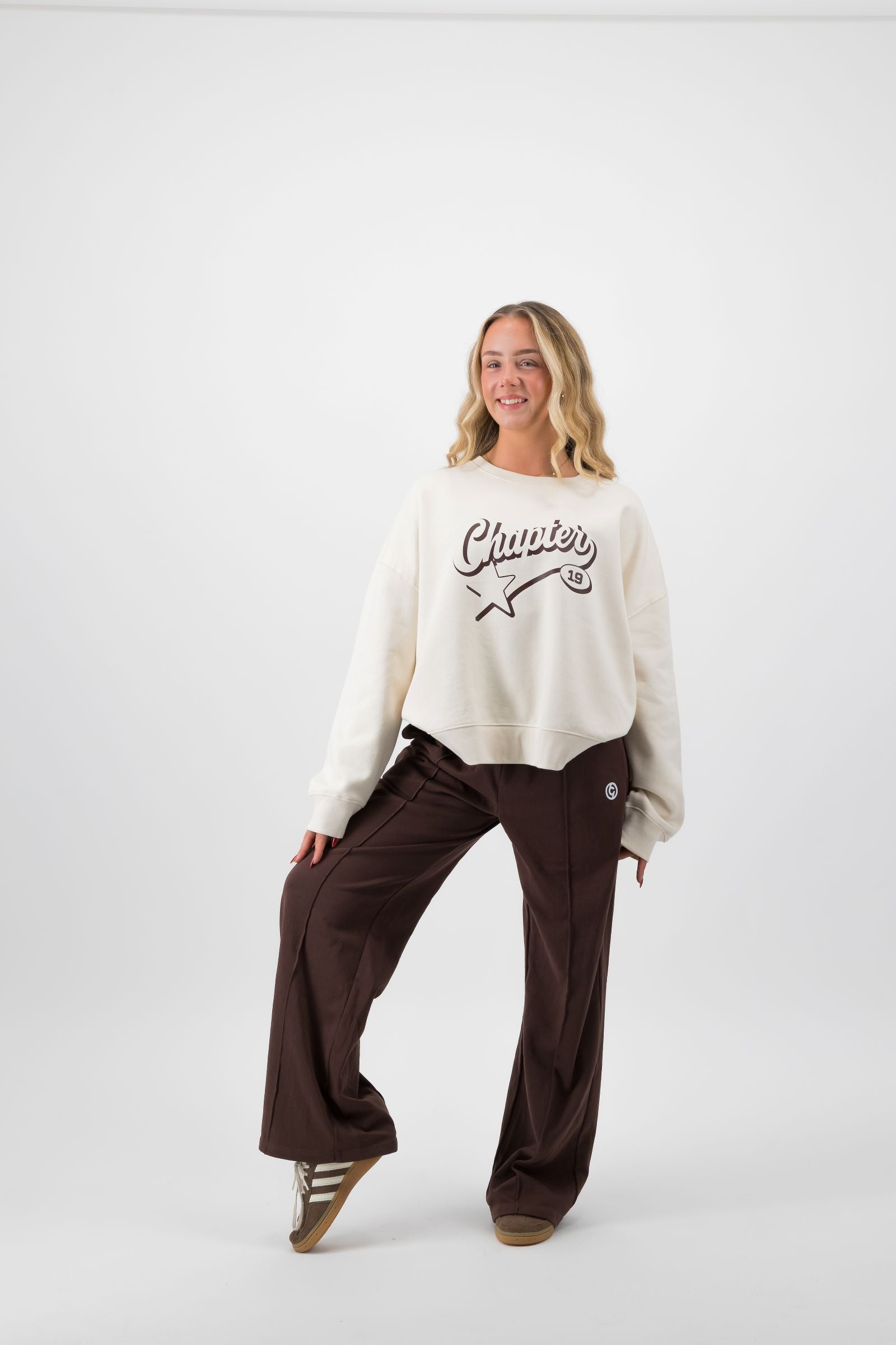 C19 Jersey Crew - Cream