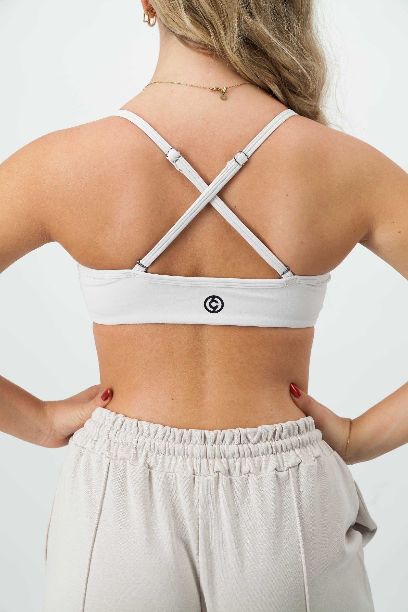 Wide Leg Joggers Cream