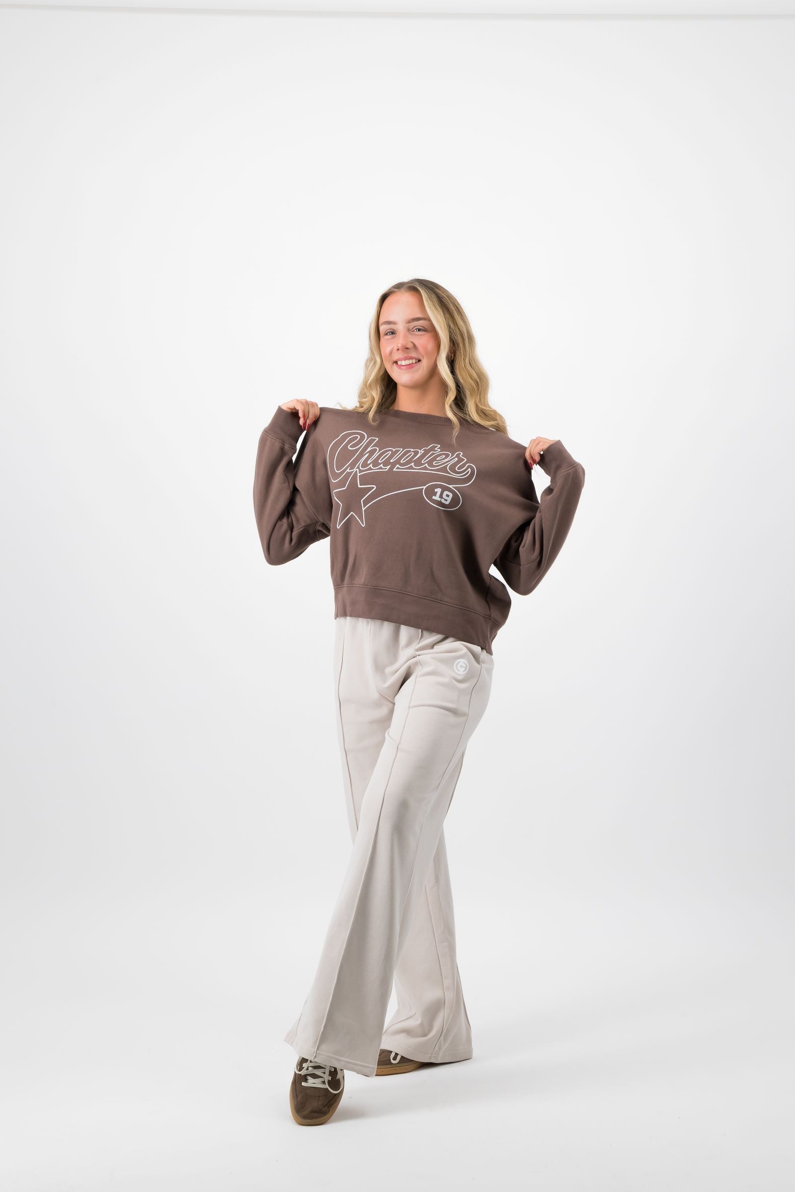 C19 Mocha Varsity Crew