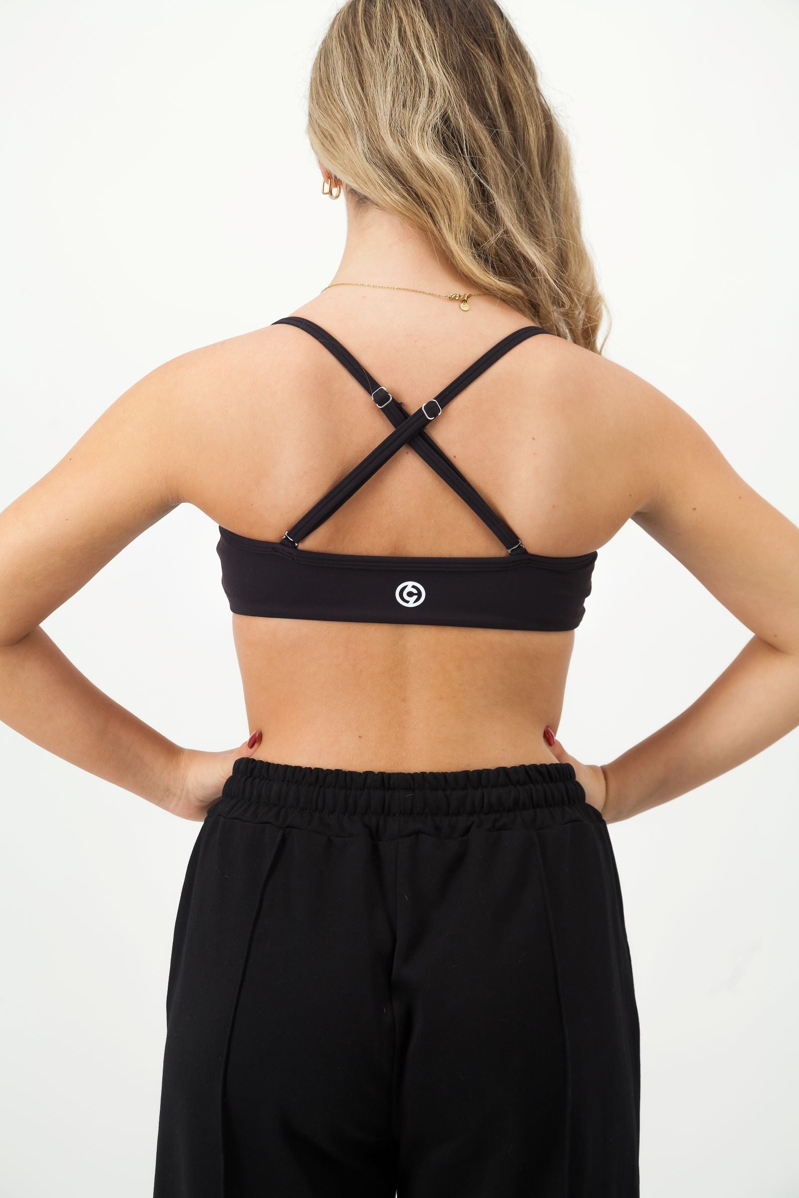 Wide Leg Joggers Black