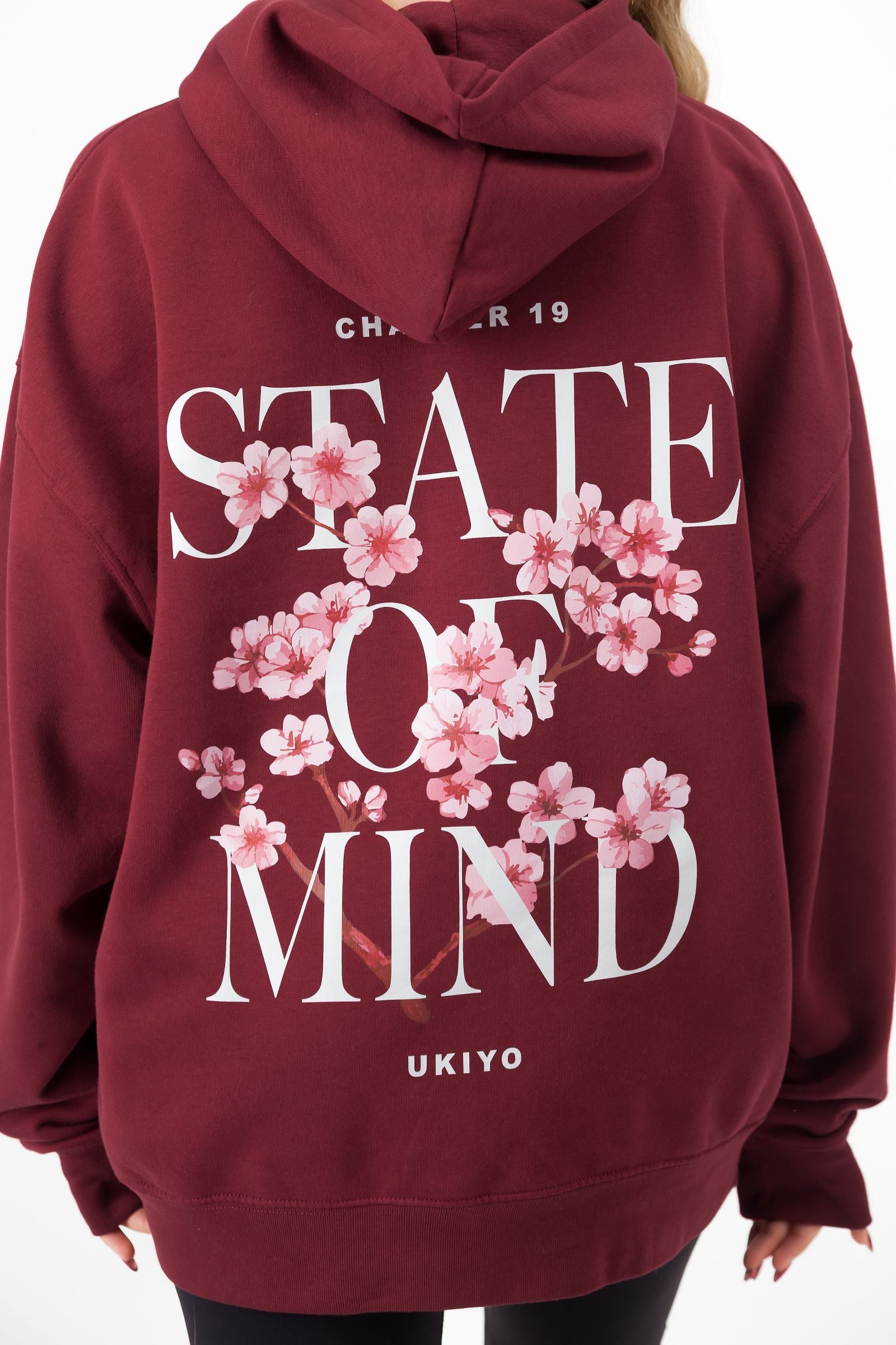 C19 State of Mind Hooded Sweatshirt - Burgundy