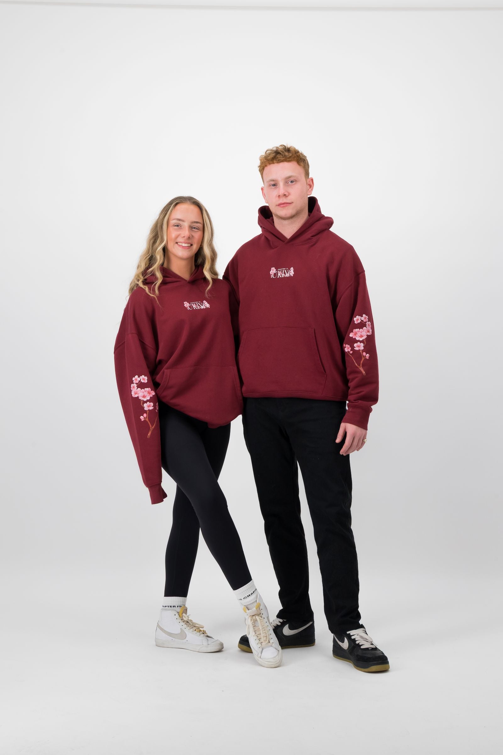 C19 State of Mind Hooded Sweatshirt - Burgundy