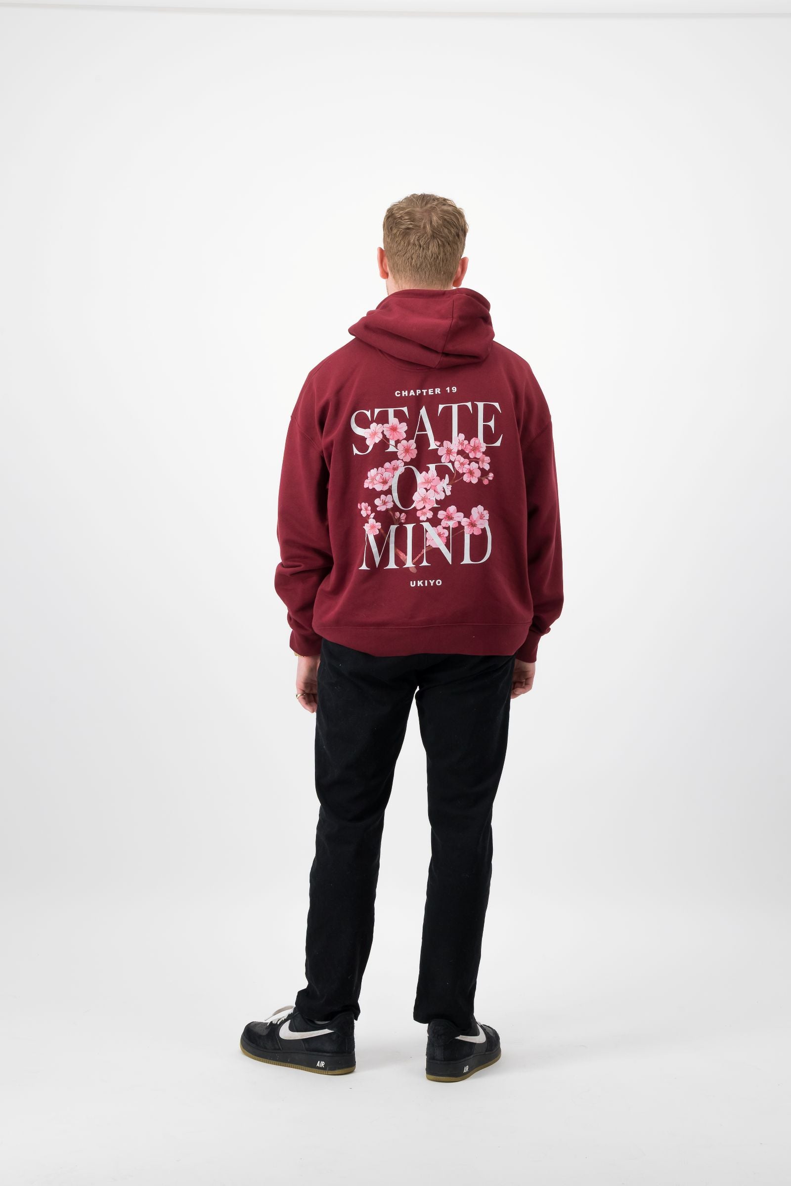 C19 State of Mind Hooded Sweatshirt - Burgundy