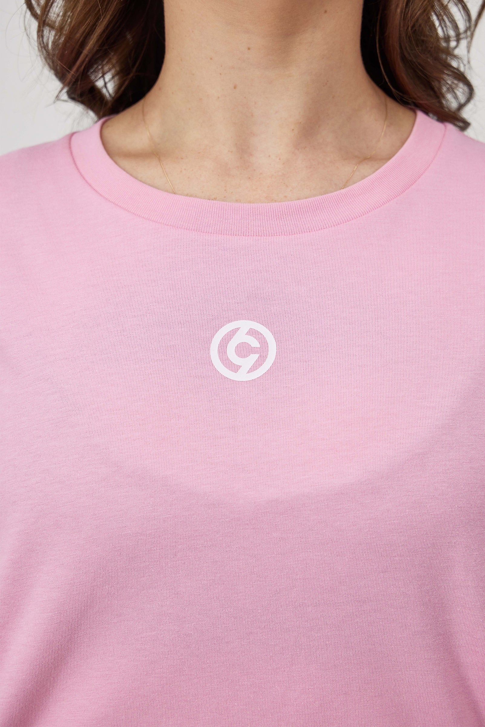 C19 Crop T-Shirt - Pink