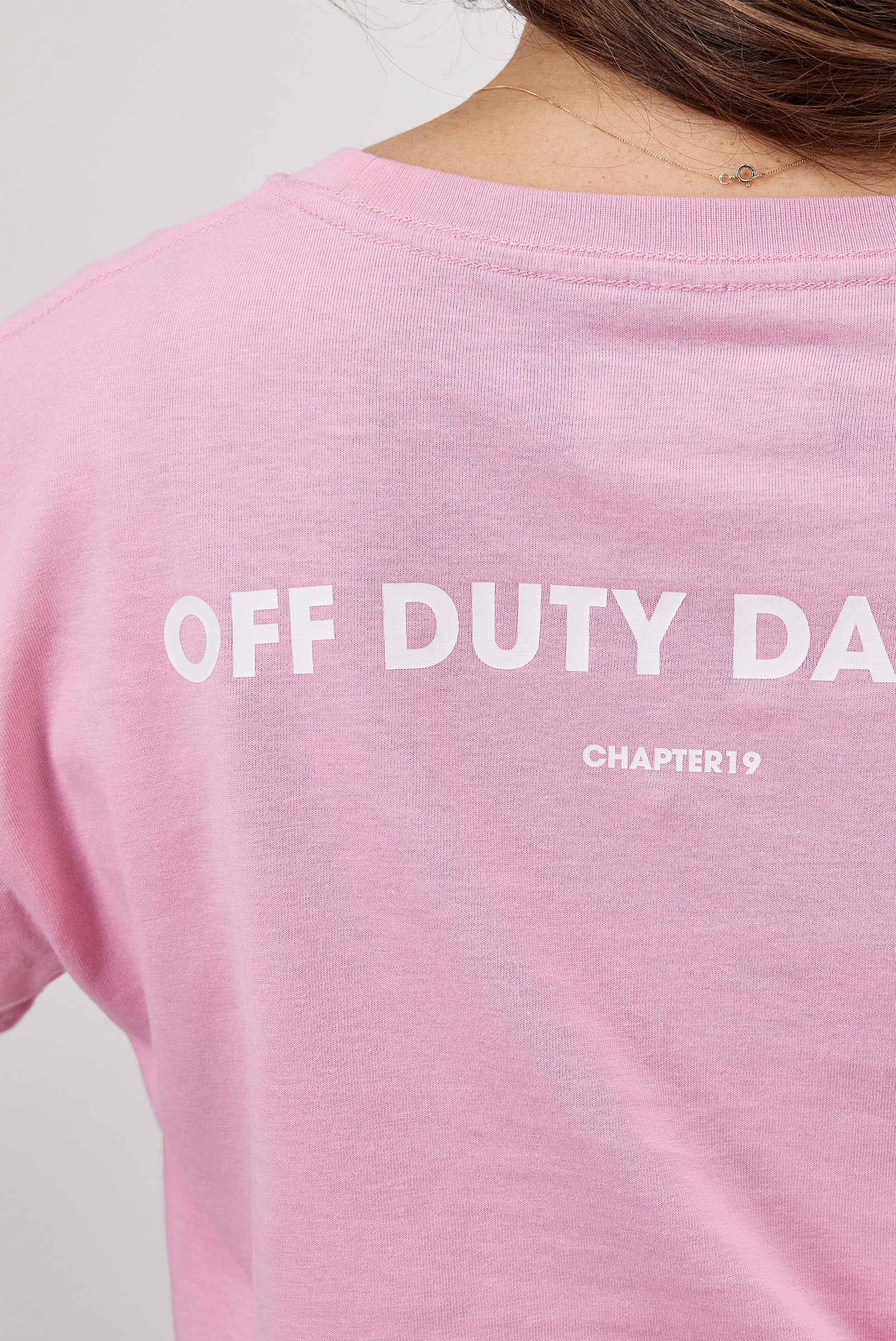 C19 Crop T-Shirt - Pink