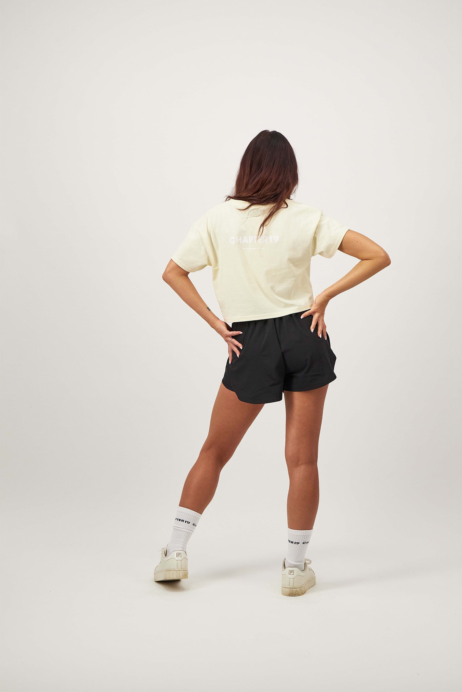 C19 Crop T-Shirt - Butter