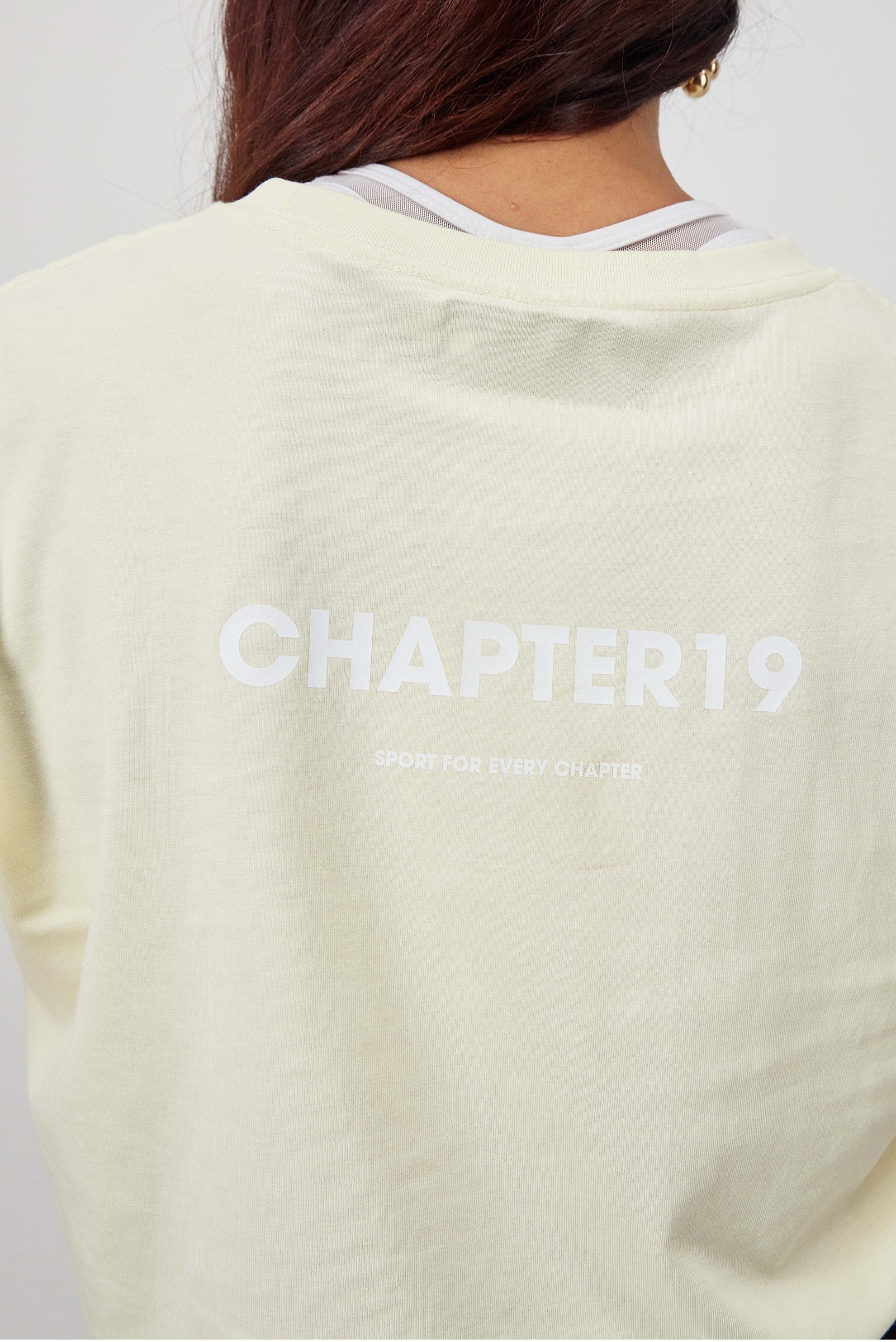 C19 Crop T-Shirt - Butter