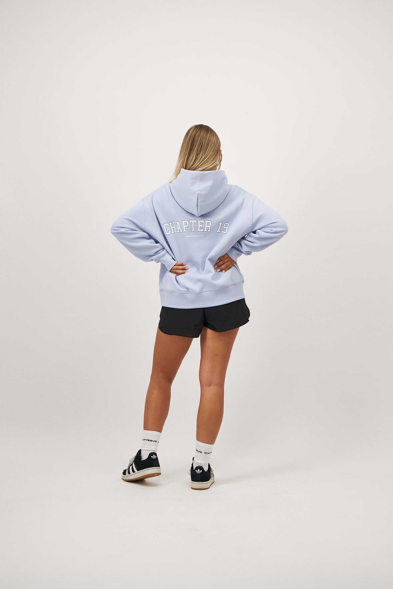 C19 Powder Blue Hoodie