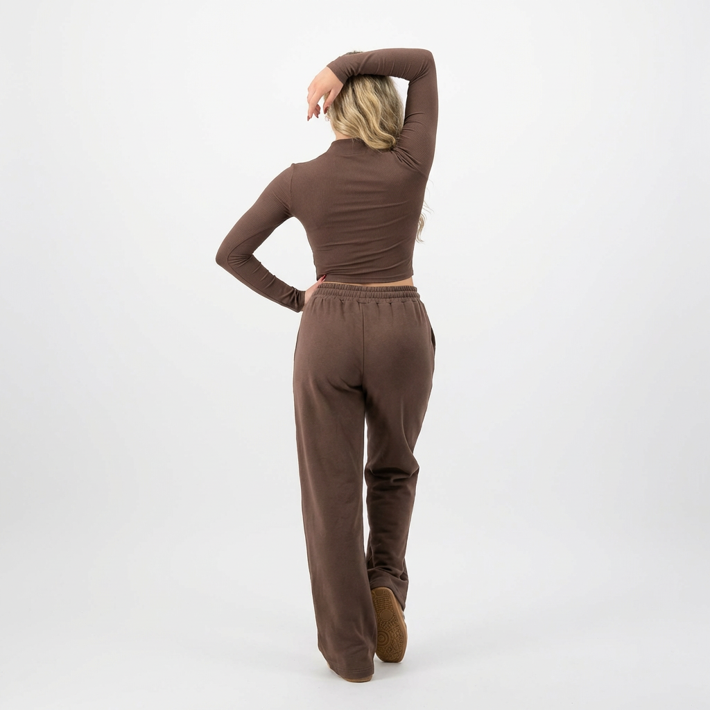 C19 Coffee Long Sleeve high neck