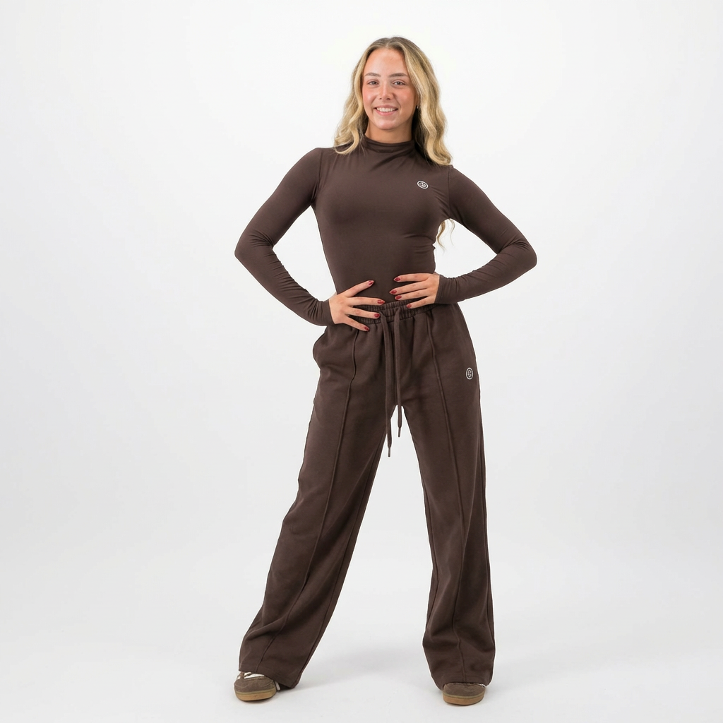 C19 Coffee Long Sleeve high neck