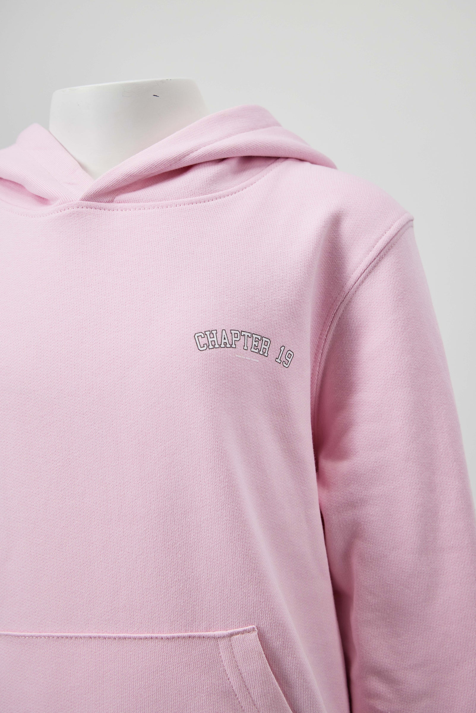 C19 Kids Hoodie – Cotton Pink